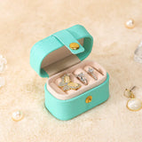 Compact Leather Ring Travel Case Ring Case Organizer