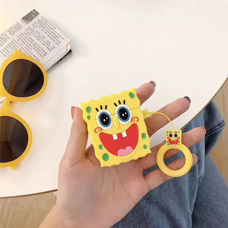 SpongeBob Starfish AirPods Protector Patrick Star Silicone Case