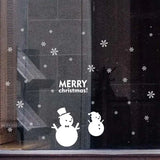 Santa's Holiday Door Decals Removable Festive Holiday Decor