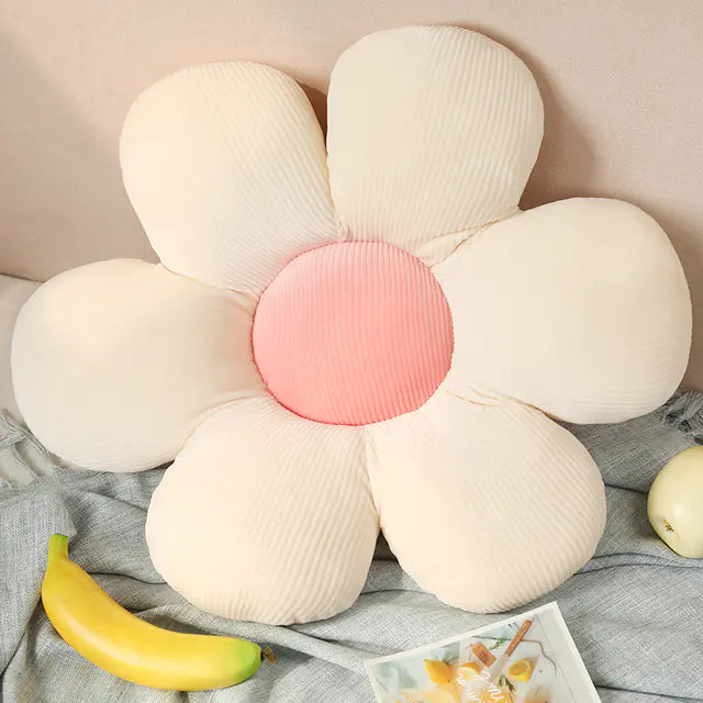 Versatile Nature Soft Cartoon Flower Plush Pillow