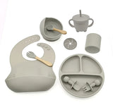 Baby Silicone Feeding Tableware Set Safe & Durable