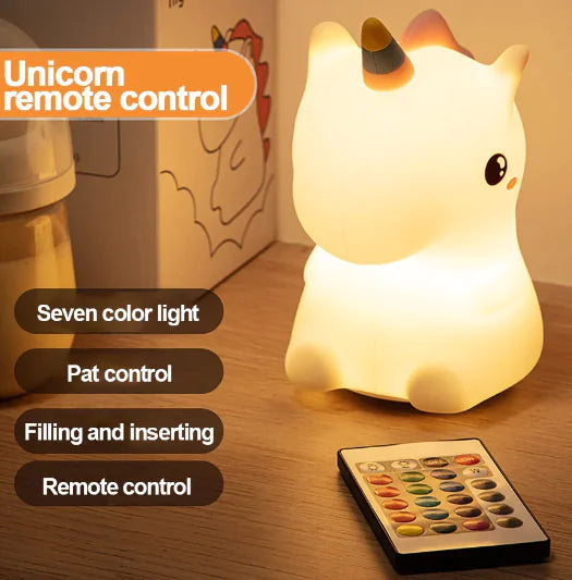Magical Unicorn LED Night Lamp Bedside Lamp Touch Control Remote Control Night