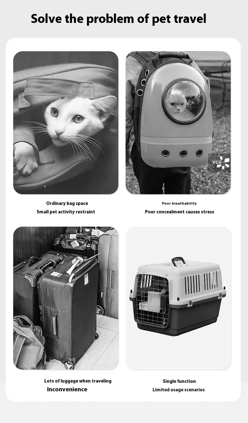 Crossbody Portable Pet Sling Breathable Comfortable Single Shoulder Carrier Tot