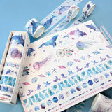 Creative Adhesive Scrapbooking Colors Decorative Washi Tape Bundle (8 Rolls)