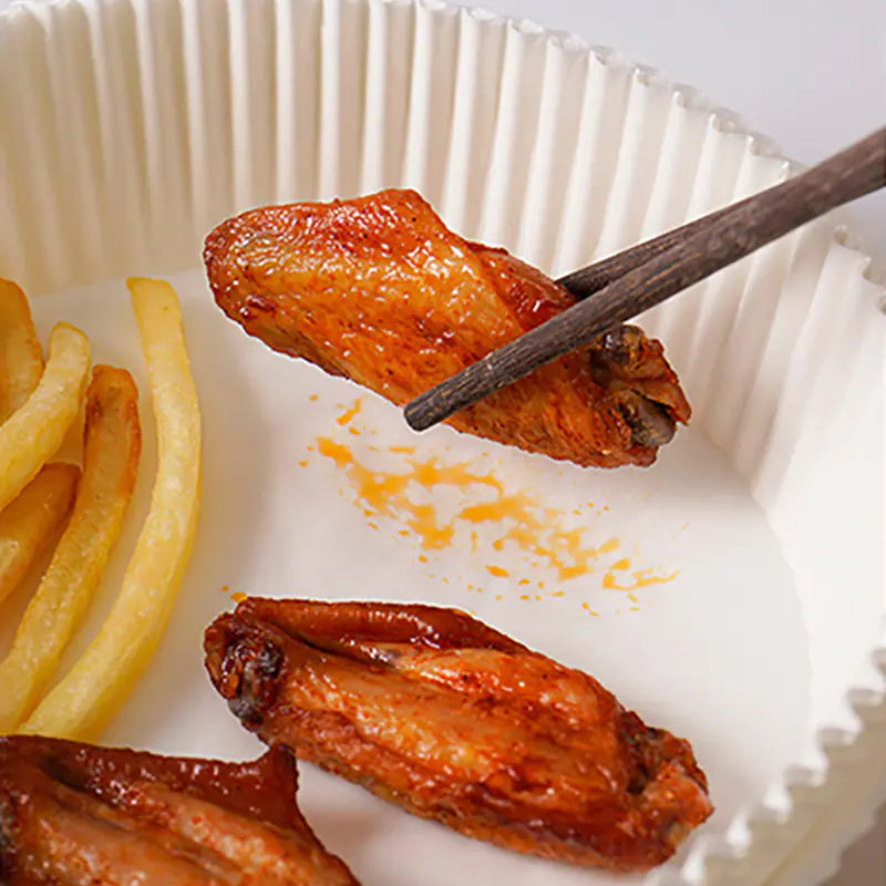 Multi-Size Round Baking Oil-Absorbing Paper for Air Fryer