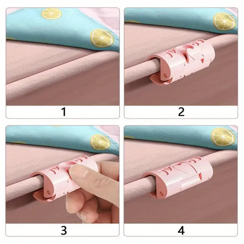 Non Slip Secure Sleep Sheet Clips Lightweight Easy Attach