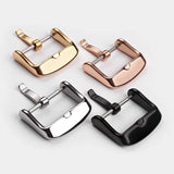 Durable Rose Gold Stainless Steel Watch Buckle for 16mm-24mm