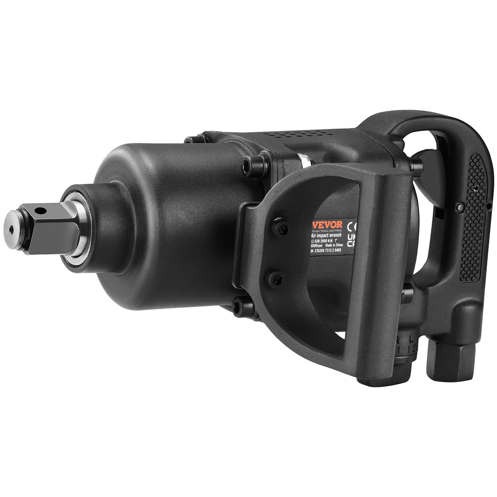 VEVOR 1" Air Impact Wrench Up to 2730ft-lbs/3160ft-lbs/5175ft-lbs Reverse Torque