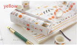 Creative Adhesive Scrapbooking Colors Decorative Washi Tape Bundle (8 Rolls)