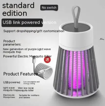 USB Mosquito MultiPower Indoor Insect Control Outdoor Portable Zapper Lamp