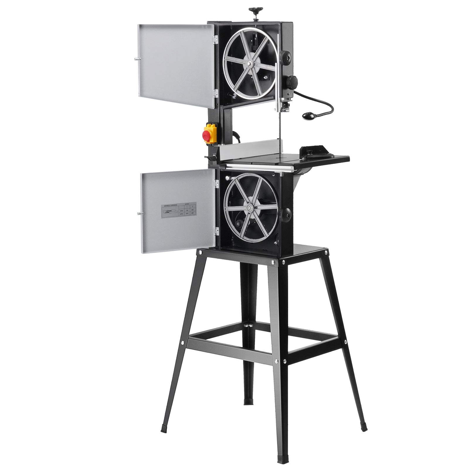 VEVOR 10/14in Benchtop Band Saw w/ Stand or Fence & Miter Gauge Speed Adjustable