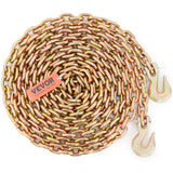 VEVOR G80 Binder Chain 5/16", 3/8" x 20' Transport Flatbed Truck Tow Chain