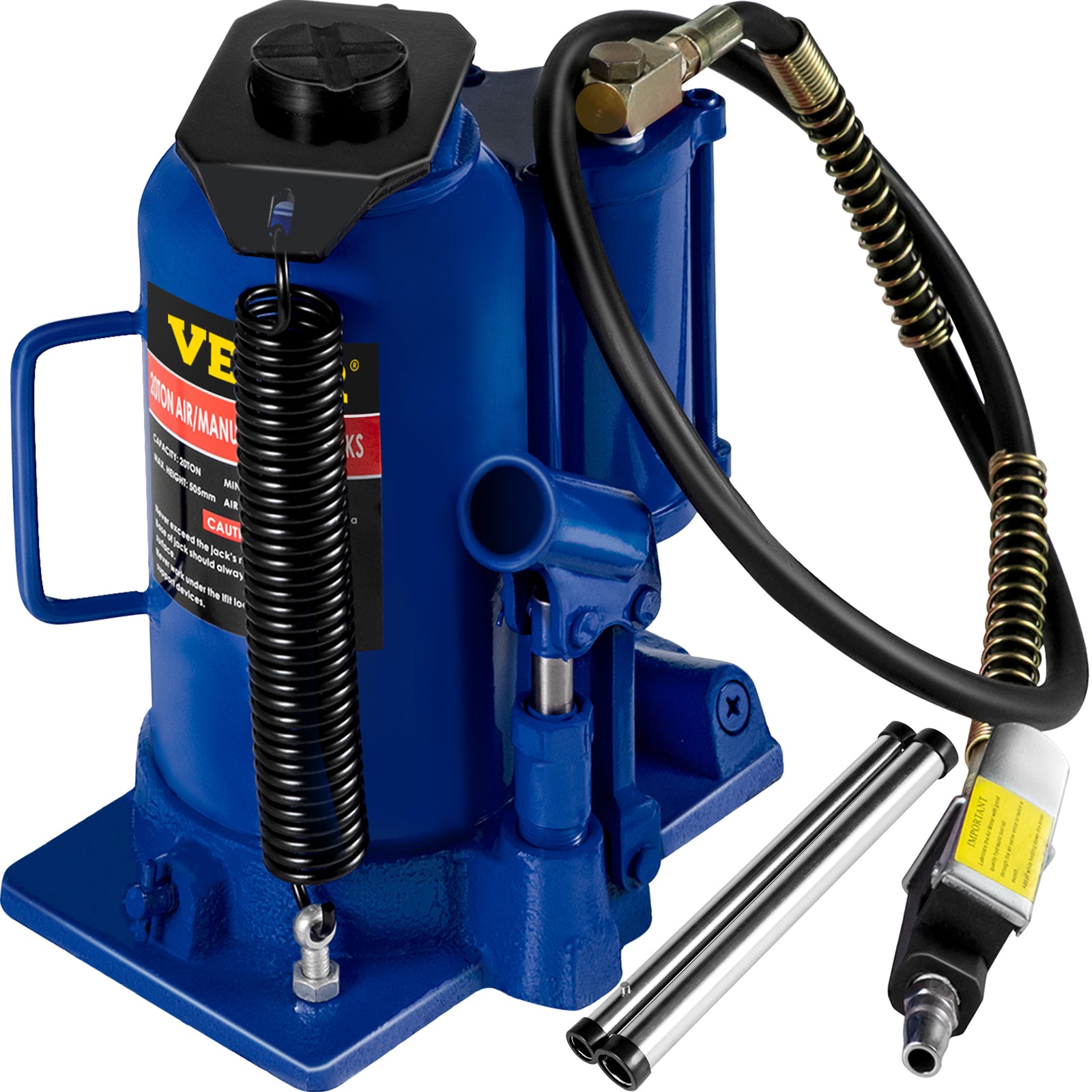 VEVOR Air Hydraulic Bottle Jack 20/32/50 Ton Manual Auto Truck RV Lift Repair