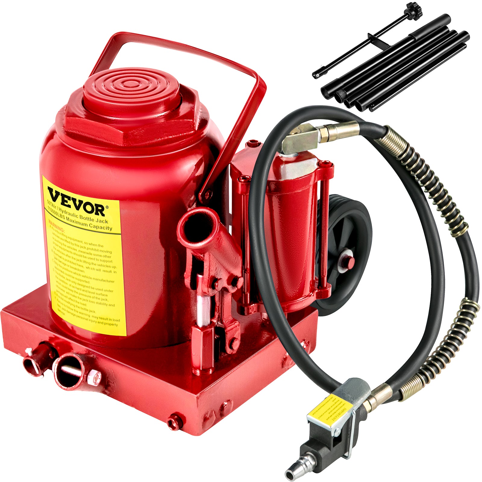 VEVOR Air Hydraulic Bottle Jack 20/32/50 Ton Manual Auto Truck RV Lift Repair