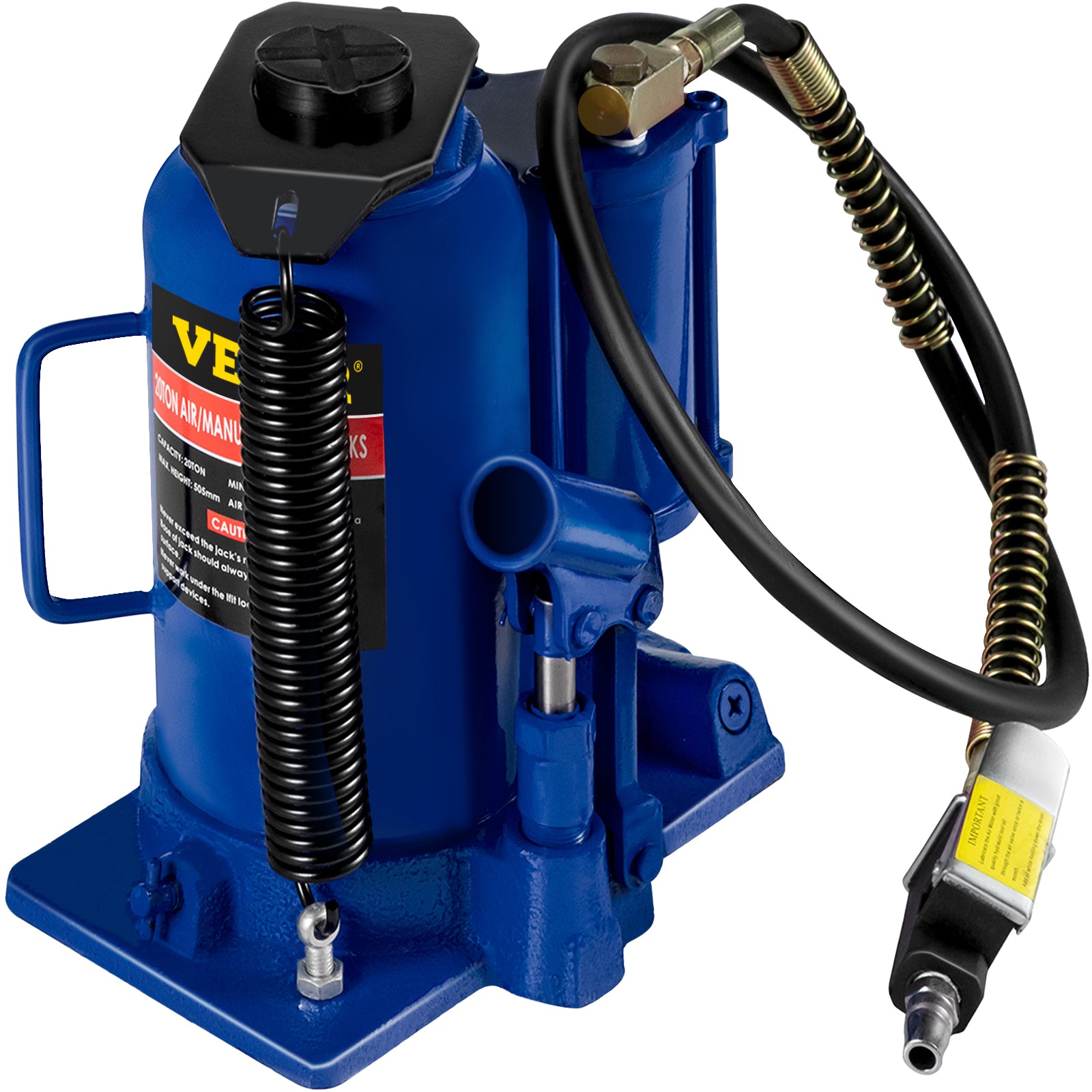VEVOR Air Hydraulic Bottle Jack 20/32/50 Ton Manual Auto Truck RV Lift Repair