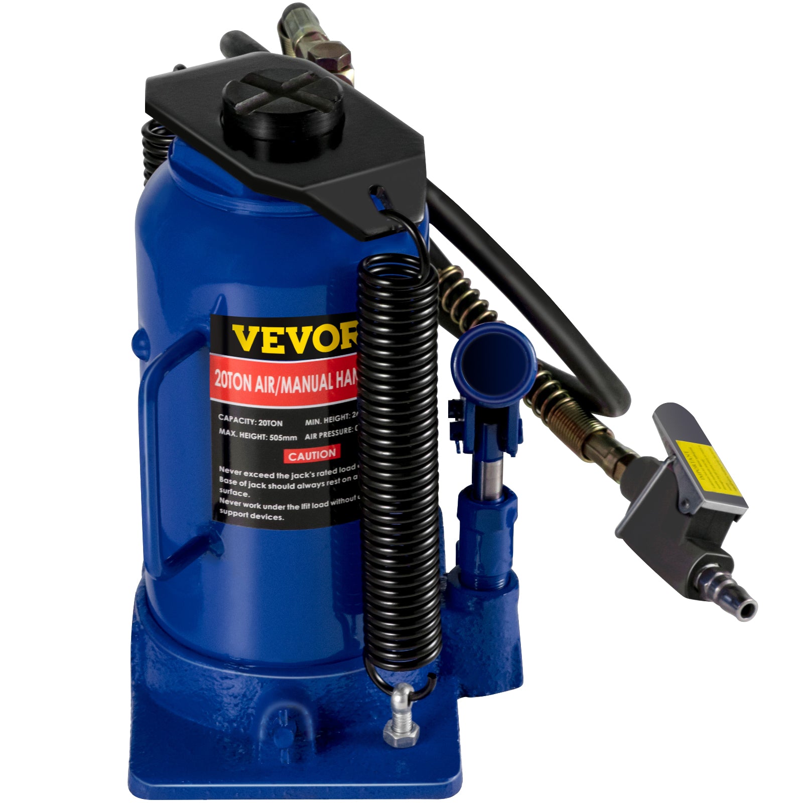 VEVOR Air Hydraulic Bottle Jack 20/32/50 Ton Manual Auto Truck RV Lift Repair