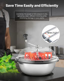 VEVOR 13" 16" 19" Manual Bud Leaf Trimmer Hydroponic Bud Bowl Trimming Machines