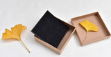 Vintage Leather Paper Earring Ring Box Jewelry Packaging