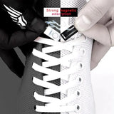 Colorful Magnetic No-Tie Shoelaces with Metal Flat Design Multicolor