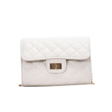Chic PU Crossbody Bag - Women's Fashion Korean-Style Lockable