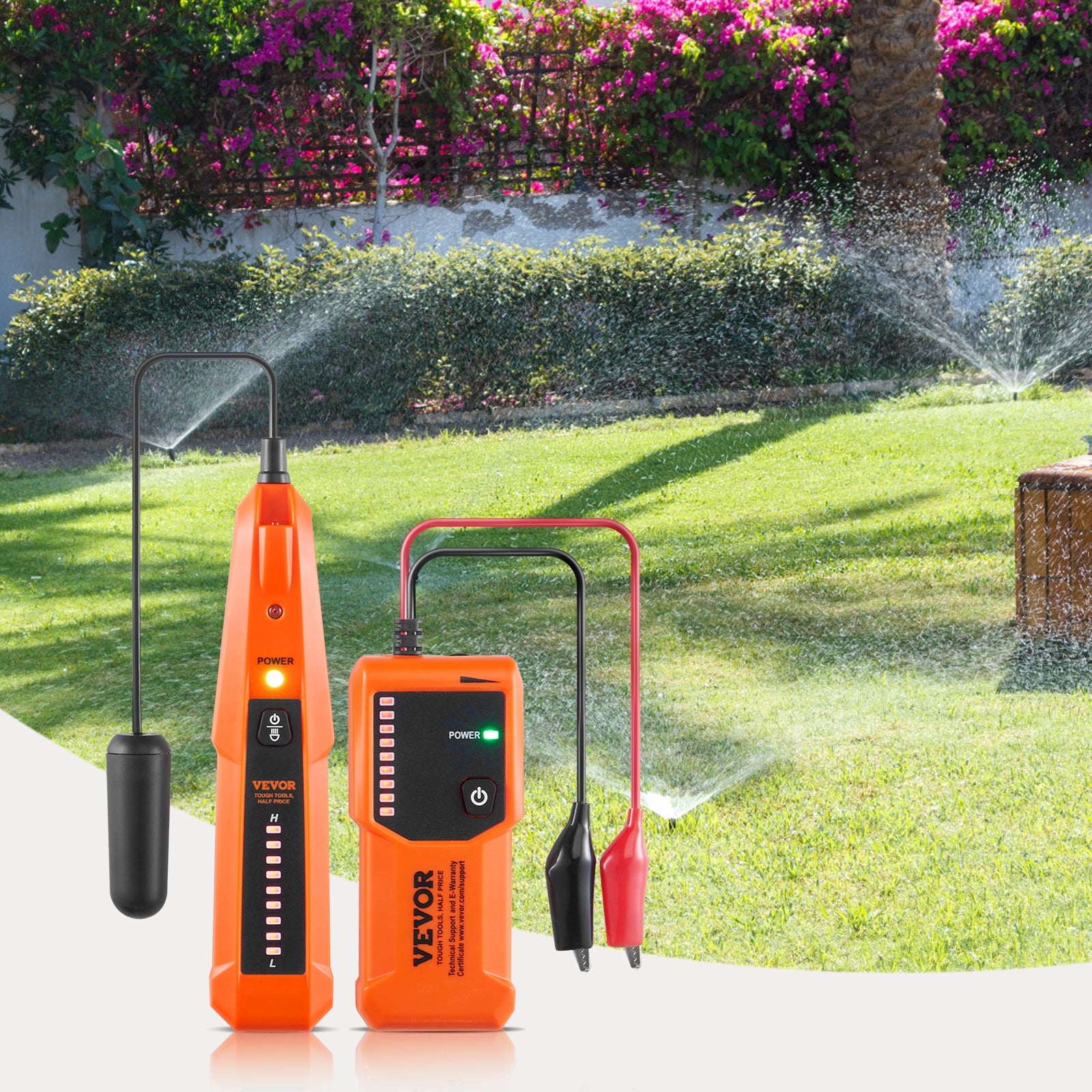 VEVOR Underground Cable Wire Locator Tracker Locating Buried & Hidden Wires