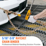 VEVOR 2/4 Pack Ratchet Binder 5/16"-3/8",3/8"-1/2" Load Binders w/G80 20' Chains