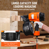 VEVOR Coil Framing/Siding Nailer 1 " to 3-1/2 " 15 Degree Pneumatic Nail Gun