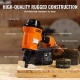 VEVOR Coil Framing/Siding Nailer 1 " to 3-1/2 " 15 Degree Pneumatic Nail Gun