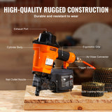 VEVOR Coil Framing/Siding Nailer 1 " to 3-1/2 " 15 Degree Pneumatic Nail Gun