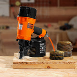 VEVOR Coil Framing/Siding Nailer 1 " to 3-1/2 " 15 Degree Pneumatic Nail Gun