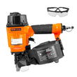 VEVOR Coil Framing/Siding Nailer 1 " to 3-1/2 " 15 Degree Pneumatic Nail Gun