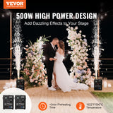 VEVOR 1/2/4X Cold Spark Machine Stage Effect DMX Firework DJ Event Party Wedding