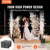 VEVOR 1/2/4X Cold Spark Machine Stage Effect DMX Firework DJ Event Party Wedding