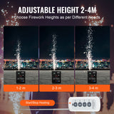 VEVOR 1/2/4X Cold Spark Machine Stage Effect DMX Firework DJ Event Party Wedding
