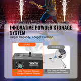 VEVOR 1/2/4X Cold Spark Machine Stage Effect DMX Firework DJ Event Party Wedding