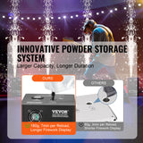 VEVOR 1/2/4X Cold Spark Machine Stage Effect DMX Firework DJ Event Party Wedding