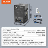 VEVOR 1/2/4X Cold Spark Machine Stage Effect DMX Firework DJ Event Party Wedding