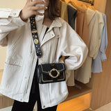 Sleek Vintage Vintage PU-leather Fashionable Mini Crossbody Bag for Women