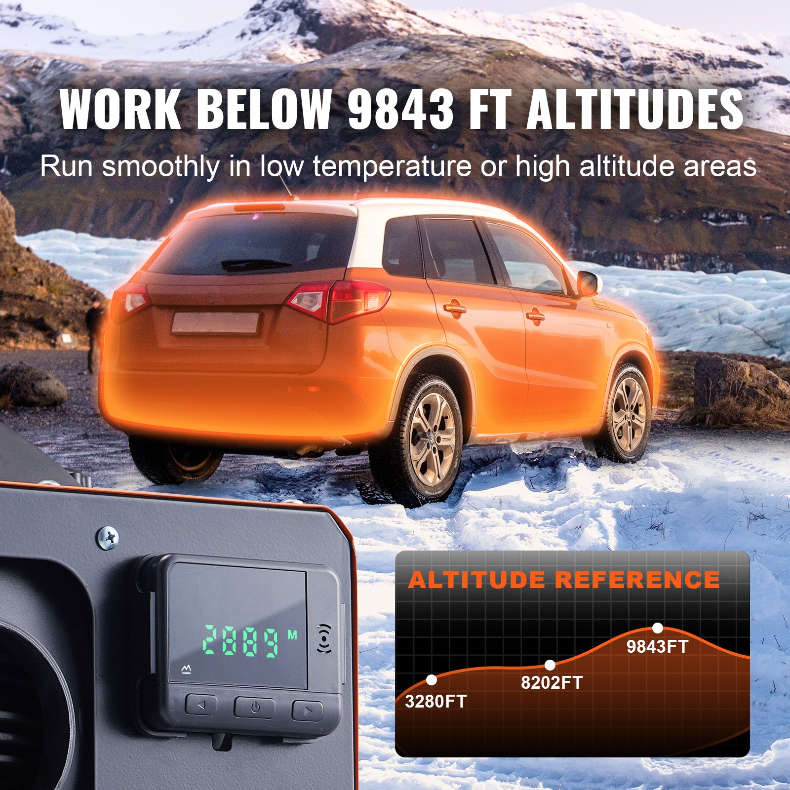 VEVOR Diesel Air Heater All-in-One 5/8 KW With LCD Remote Control Bluetooth
