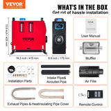 VEVOR Diesel Air Heater All-in-One 5/8 KW With LCD Remote Control Bluetooth