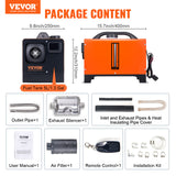 VEVOR Diesel Air Heater All-in-One 5/8 KW With LCD Remote Control Bluetooth