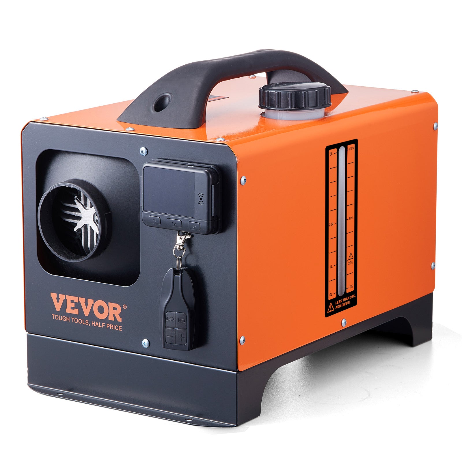 VEVOR Diesel Air Heater All-in-One 5/8 KW With LCD Remote Control Bluetooth
