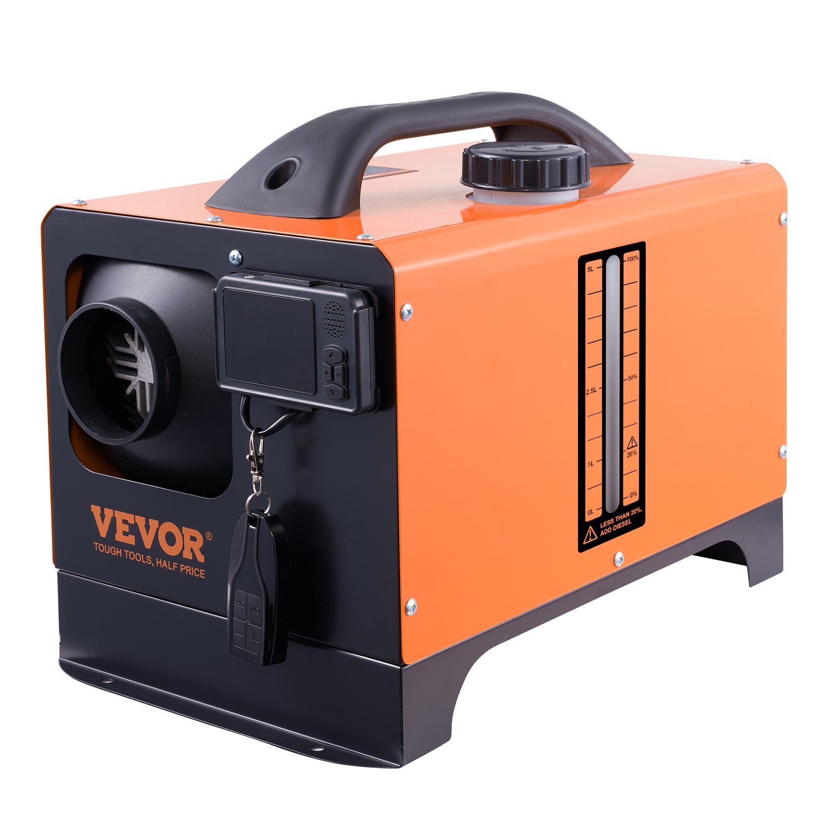 VEVOR Diesel Air Heater All-in-One 5/8 KW With LCD Remote Control Bluetooth