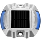 VEVOR 4-24 Pcs Solar Driveway Lights Multicolor LED Solar Dock Deck Lights, IP68