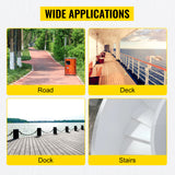 VEVOR 4-24 Pcs Solar Driveway Lights Multicolor LED Solar Dock Deck Lights, IP68