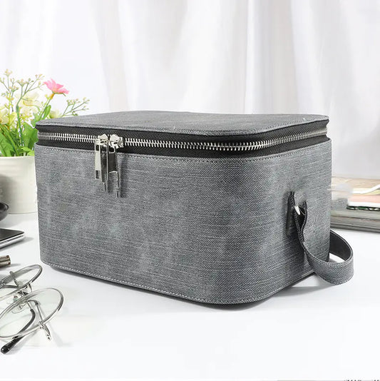 UV-Ozone Cleanse Pod with Quick Charge PU-Leather Wireless Charging