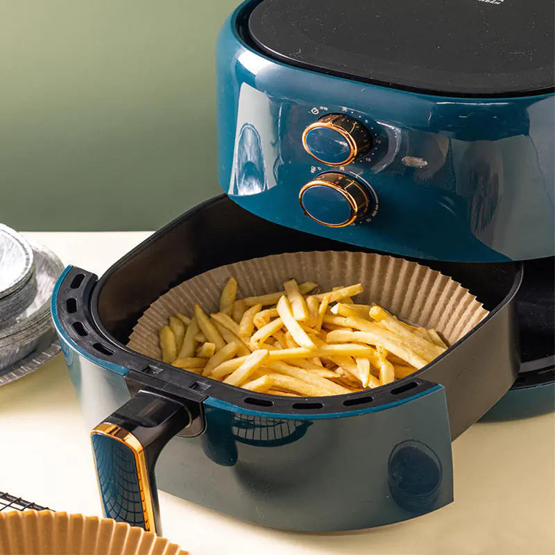 Multi-Size Round Baking Oil-Absorbing Paper for Air Fryer