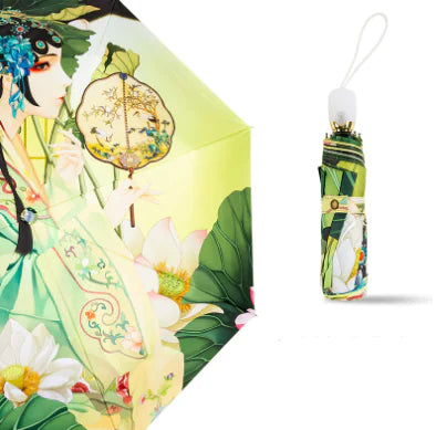 Stylish UV Defense Traditional Umbrella Lightweight