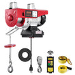 VEVOR Electric Hoist 440lbs Crane Winch with Wireless Remote Control 480W 110V