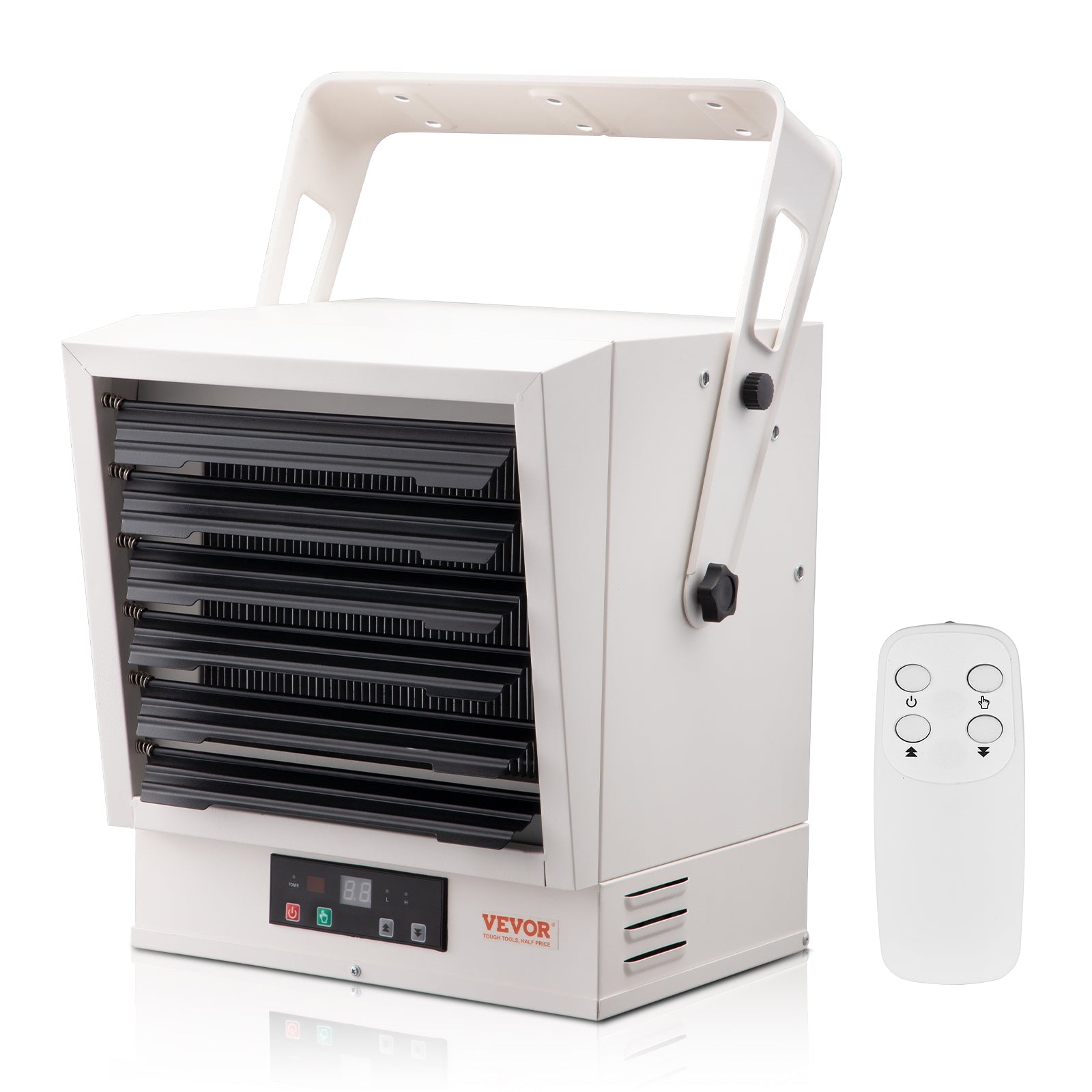 VEVOR Electric Garage Heater, 5000/7500/10000-Watt Digital with Remote Ceiling